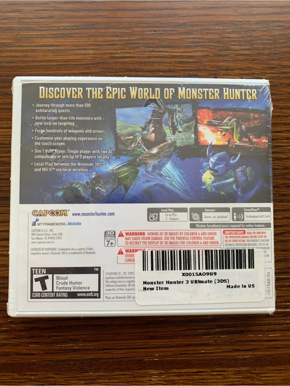 Monster Hunter 3 unlimited for Nintendo 3DS